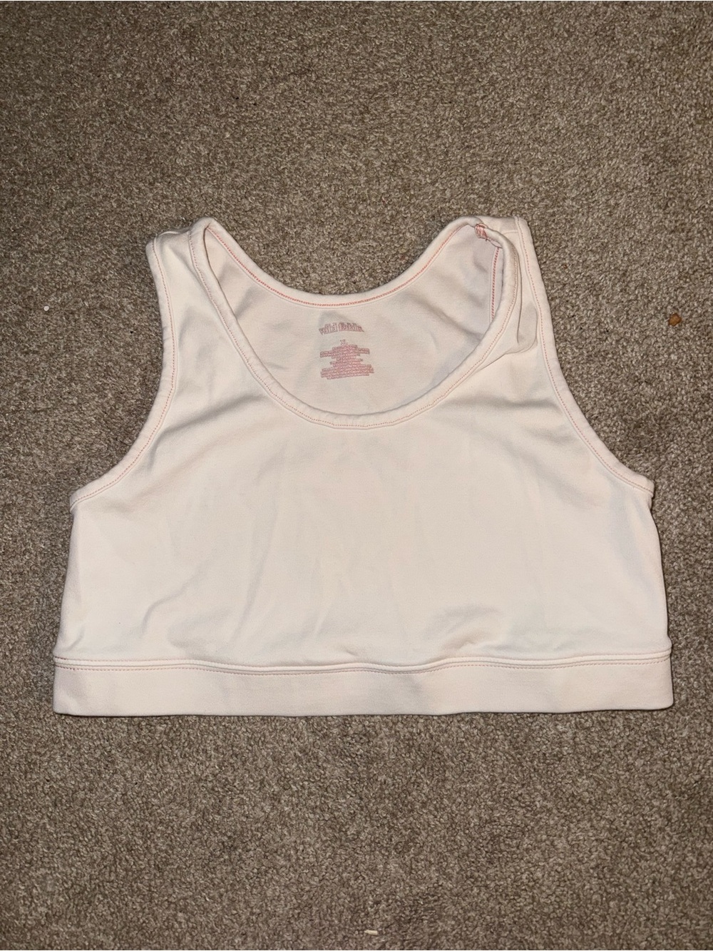 Wild Fable โ Womenโs Light Pink Cotton Sports Bra Tank